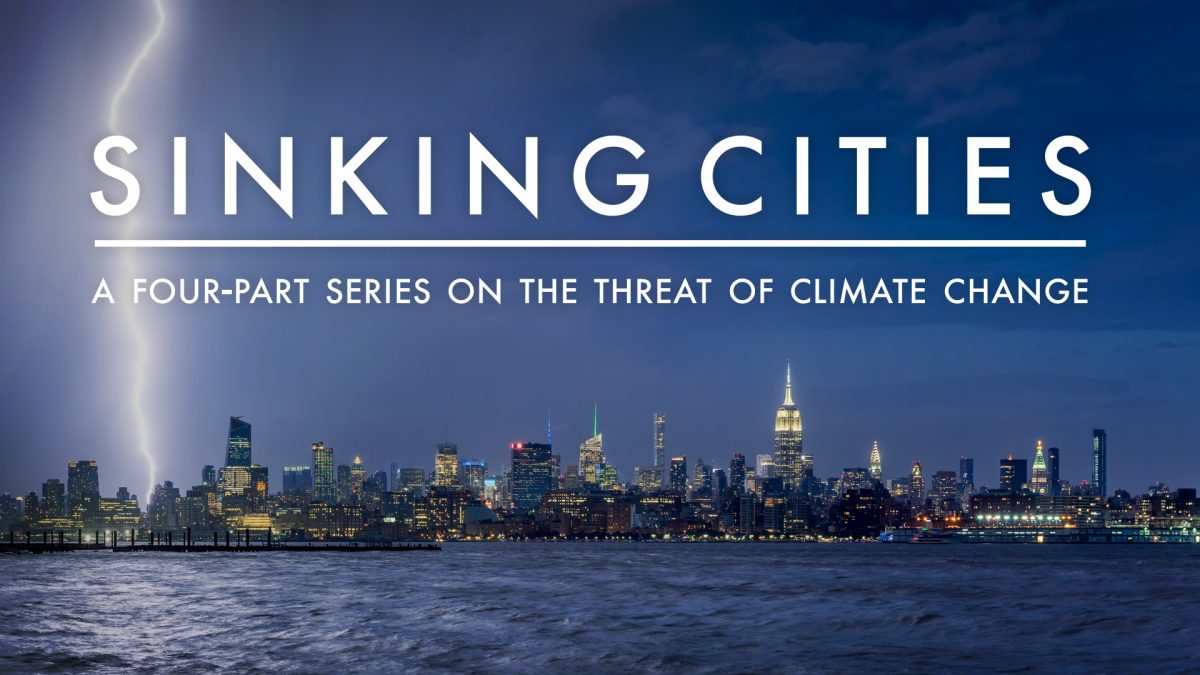 What do you understand by Sinking cities?