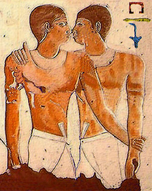 Construct an essay on Niankhkhumn and Khnumhotep on homosexuality