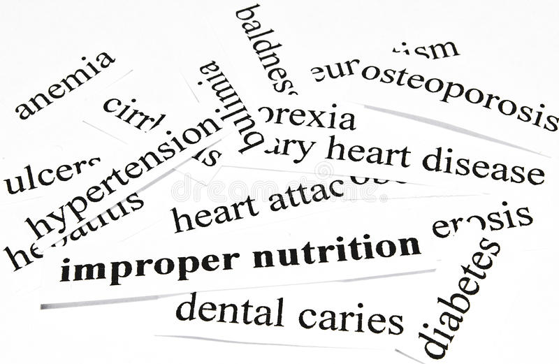 The pathology of a nutrition condition or disorder disease