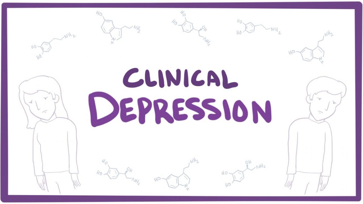 Clinical depression with the sadness associated with the normal losses of aging