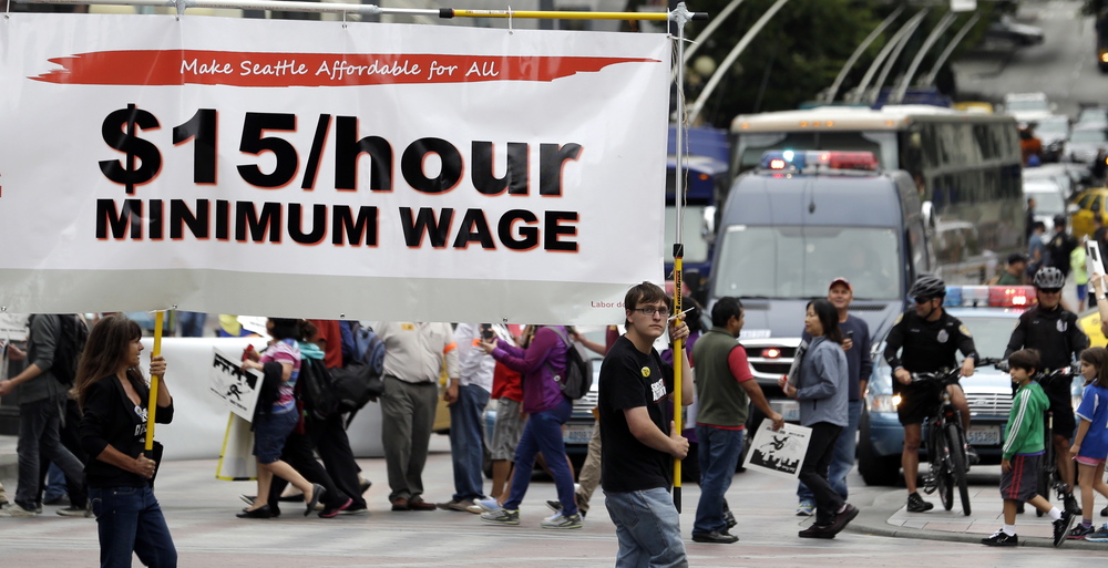 Increases in the minimum wage due inflation discussion