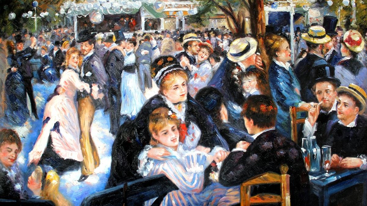 Pick one of Renoir paintings from the PowerPoint