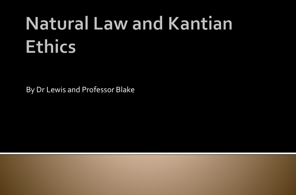 Which seems more plausible Kant or natural law?