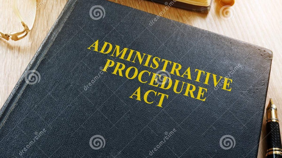 The Administrative Procedure Act