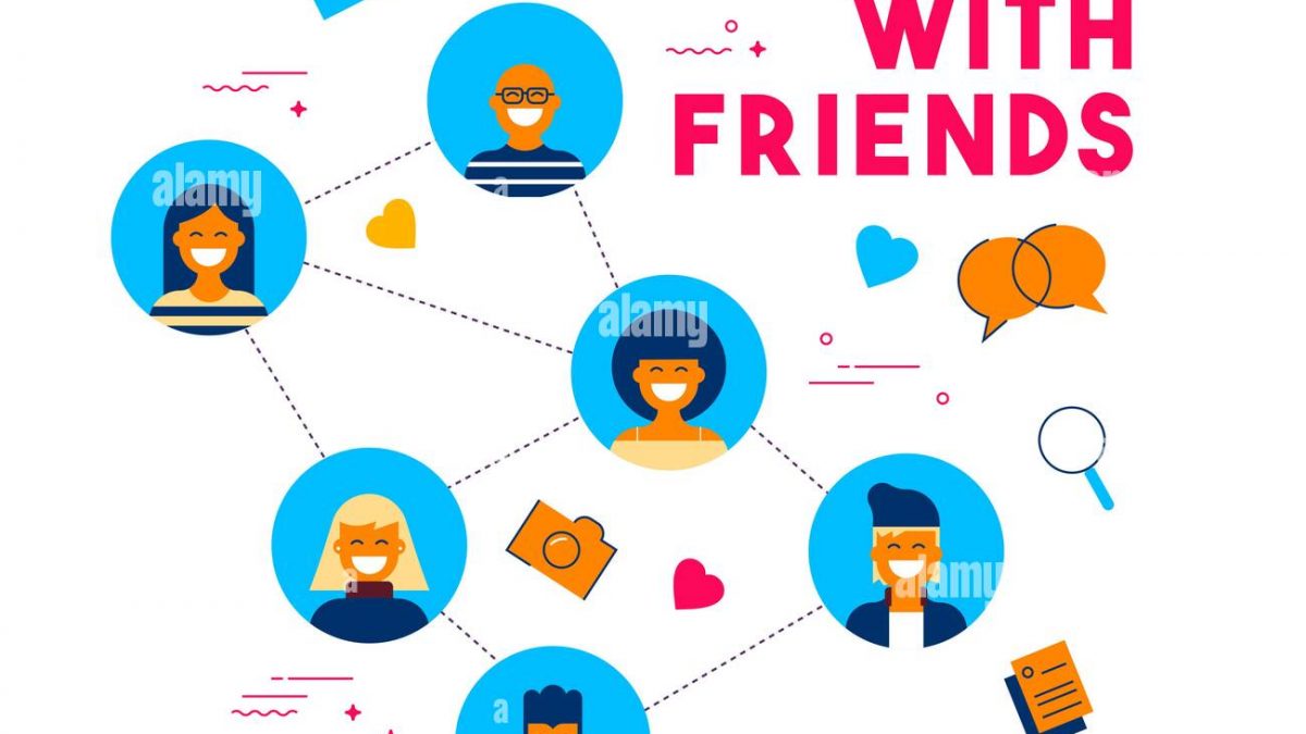 Connecting with friends on social networking sites