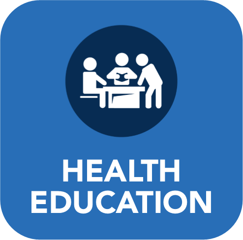 Improving the health of the public through health education and information