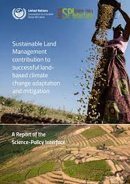 How can land management contribute to climate change mitigation?
