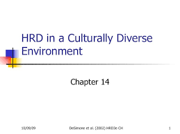 Explain how HRD methods can be used to help manage a culturally diverse workforce
