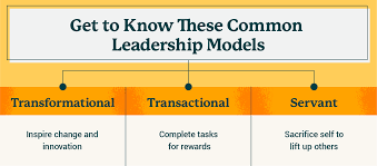It is important to understand a variety of leadership models and styles