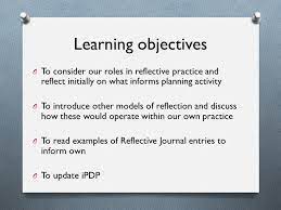 Journal and Course Objective Reflection