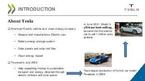 Tesla is a producer of electric cars