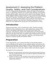 Quality, Safety, and Cost Considerations