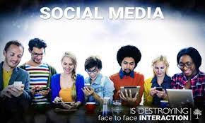 Social media can destroy real life 